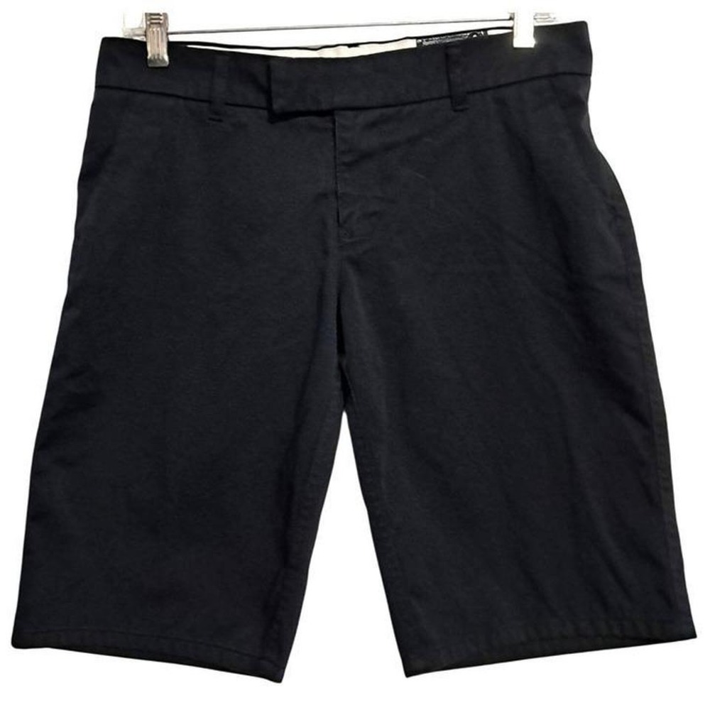 Volcom Frochickie 11" Chino Shorts Women Size 5 Black Twill Skater Casual